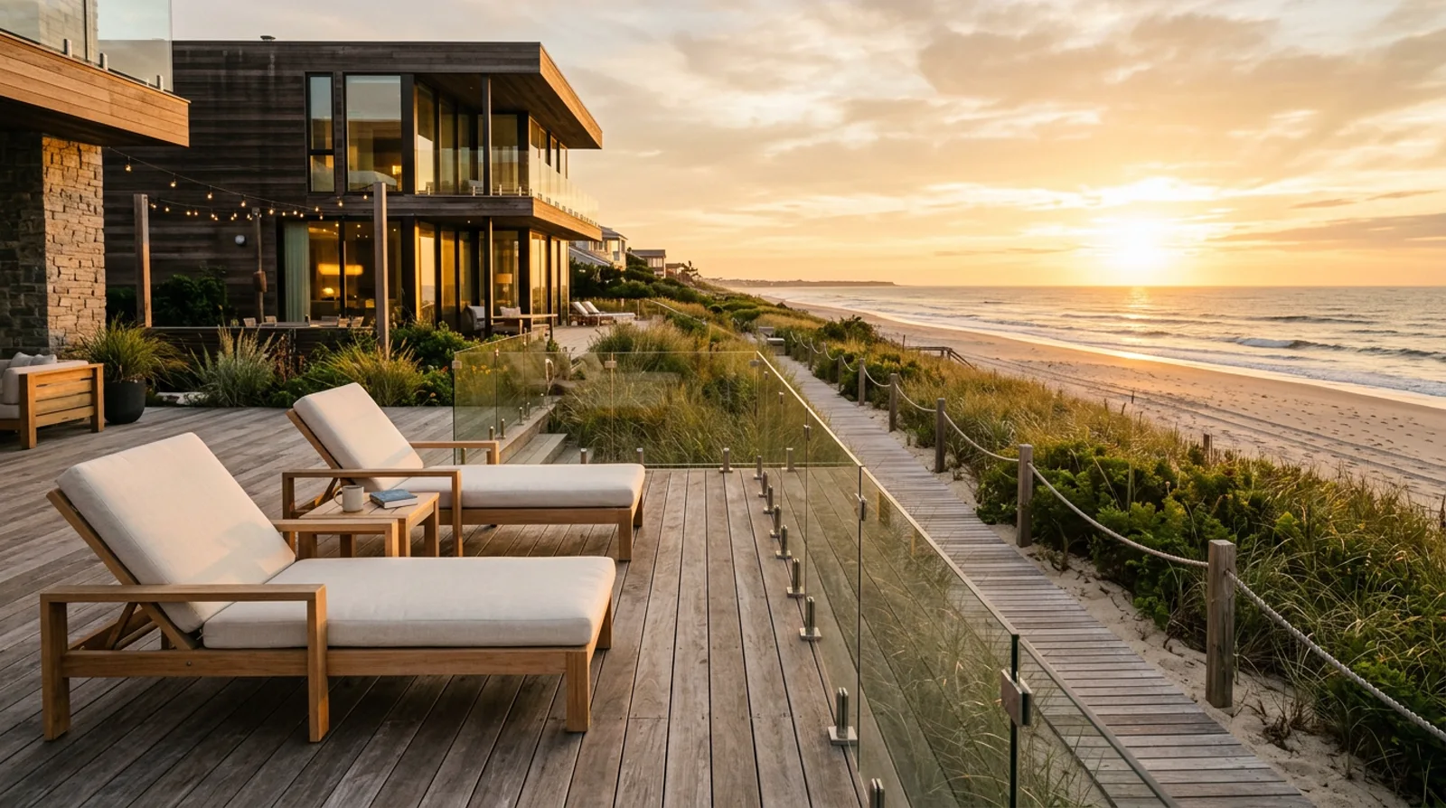 Private residence with broad terraces and outdoor space